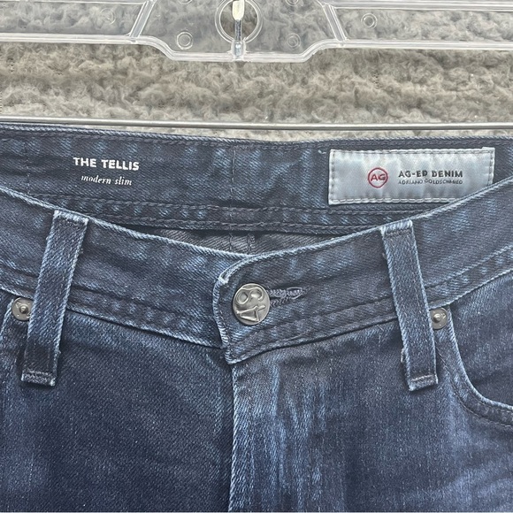 AG Adriano Goldschmied Jeans The Tellis Modern Slim Selvage Denim 29 (Fit 31x28) - Picture 4 of 13